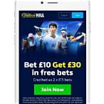 william hill bet 10 get 30